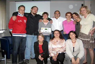 Prof. Tullio Scrimali durante un workshop in Polonia